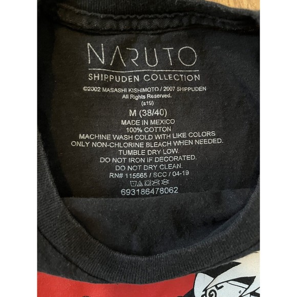 Naruto Kakashi Hatake Team 07 Manga Men's Size Medium - Picture 7 of 13